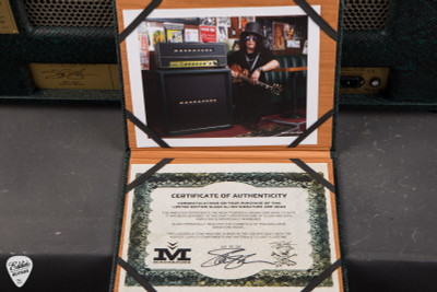 Magnatone Limited Edition 100 Watt Slash Signature Guitar Amplifier Head Green Anaconda #100 of 100