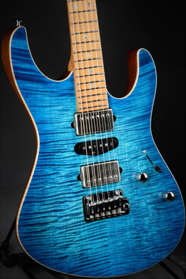 Suhr Eddie's Guitars Exclusive Roasted Modern - Aqua Blue Burst #JS5Z9P