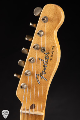 Fender Custom Shop Limited Edition 50s Tele Thinline Relic Aged Blue Flower electric guitar