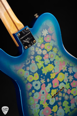 Fender Custom Shop Limited Edition 50s Tele Thinline Relic Aged Blue Flower electric guitar