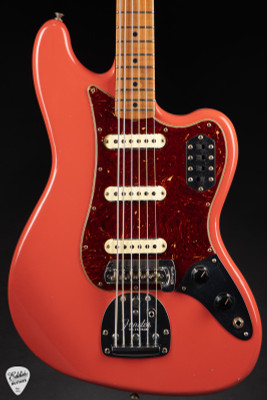 Fender Custom Shop Journeyman Relic® Bass VI tahitian coral electric guitars
