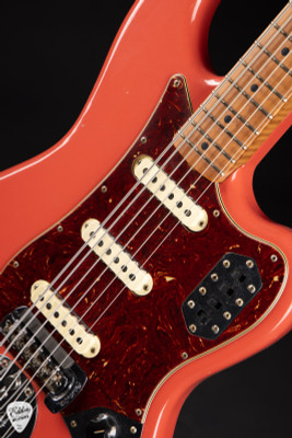 Fender Custom Shop Journeyman Relic® Bass VI tahitian coral electric guitars