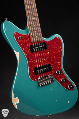 Suhr Eddie’s Guitars Exclusive Roasted Classic JM Antique Sherwood Green Metallic electric guitar