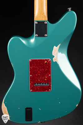 Suhr Eddie’s Guitars Exclusive Roasted Classic JM Antique Sherwood Green Metallic electric guitar