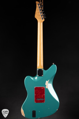 Suhr Eddie’s Guitars Exclusive Roasted Classic JM Antique Sherwood Green Metallic electric guitar