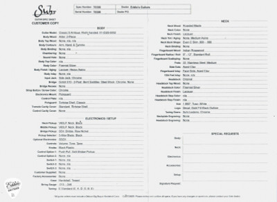 Suhr Eddie’s Guitars Exclusive Classic S Antique Roasted Electric Guitar in Firemist Silver