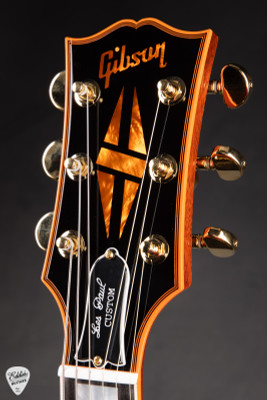 Gibson Custom Shop Made 2 Measure Les Paul Custom Figured Orange Widow 9.11 #CS402246 Electric Guitar