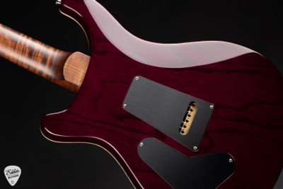 Paul Reed Smith Eddie’s Wood Library Custom 24 Semi-Hollow Swamp Ash/Torrefied Maple Aquableux w/Purple Burst Electric Guitar