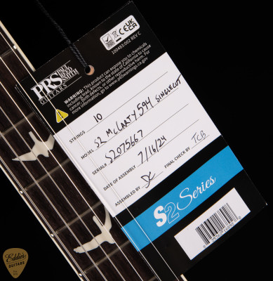 Paul Reed Smith S2 McCarty Singlecut 594 Black Amber Electric Guitar