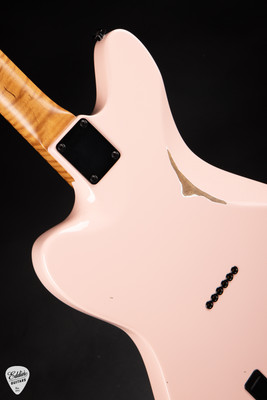 Suhr Eddie’s Guitars Exclusive Roasted Classic JM Antique Shell Pink Electric Guitar