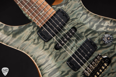 Paul Reed Smith Eddie’s Guitars Wood Library Modern Eagle V Brazilian Electric Guitar in Trampas Green Satin