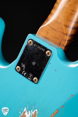 Fender Custom Shop 1964 Jazz Bass Heavy Relic P/J Bass Guitar in Taos Turquoise