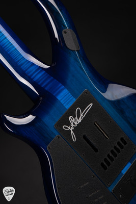 Ernie Ball Music Man BFR Majesty 7 Electric Guitar in Blue Ink #6/50