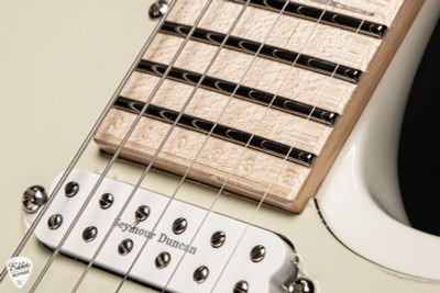 Jackson Custom Shop Soloist HS FR Electric Guitar in Snow White