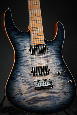 Suhr Eddie's Guitars Exclusive Roasted Modern - Faded Trans Whale Blue Burst #JS1K8H