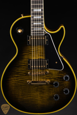Gibson Custom Shop Made 2 Measure Les Paul Custom Figured Electric Guitar in Yellow Widow 10.0 #CS40214