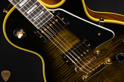 Gibson Custom Shop Made 2 Measure Les Paul Custom Figured Electric Guitar in Yellow Widow 10.0 #CS40214