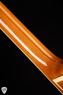 Gretsch G6120TGQM-56 Limited Edition Quilt Classic Chet Atkins Hollow Body Electric Guitar in Roundup Orange Stain