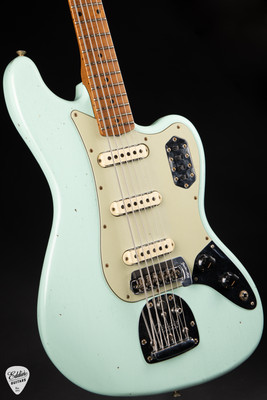 Fender Custom Shop Journeyman Relic® Bass VI - Surf Green Bass Guitar