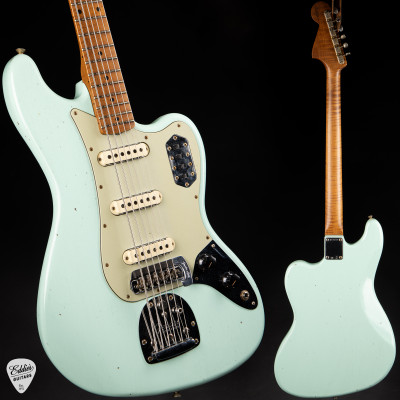 Fender Custom Shop Journeyman Relic® Bass VI - Surf Green Bass Guitar