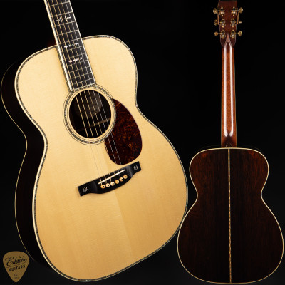Used – Bourgeois OM Style 42 Italian Spruce & Brazilian Rosewood (2017) Acoustic Guitar