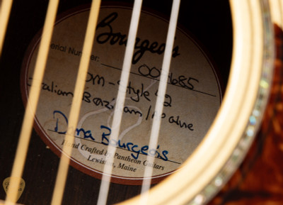 Used – Bourgeois OM Style 42 Italian Spruce & Brazilian Rosewood (2017) Acoustic Guitar