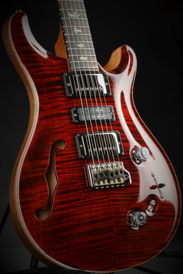 Paul Reed Smith Eddie's Guitars Wood Library Special Semi Hollow - Red Tiger/Brazilian Fretboard/Figured Mahogany Neck #302209