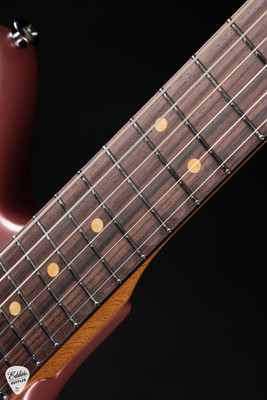 Suhr Eddie’s Guitars Exclusive Roasted Classic JM Antique Electric Guitar in Burgundy Mist