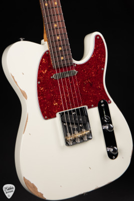 Suhr Eddie’s Guitars Exclusive Roasted Classic T Antique Olympic White Electric Guitars