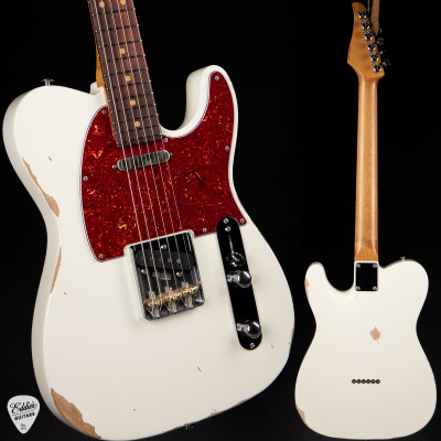 Suhr Eddie’s Guitars Exclusive Roasted Classic T Antique Olympic White Electric Guitars