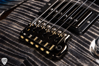 Paul Reed Smith Eddie's Guitars Wood Library Special Semi Hollow Charcoal Blue Burst/Brazilian Fretboard electric guitar