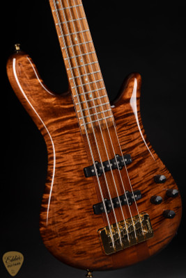 Spector NS-5XL Neck Thru Caramel Custom Bass Guitar ---