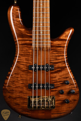 Spector NS-5XL Neck Thru Caramel Custom Bass Guitar ---