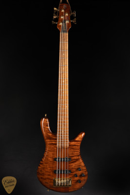 Spector NS-5XL Neck Thru Caramel Custom Bass Guitar ---