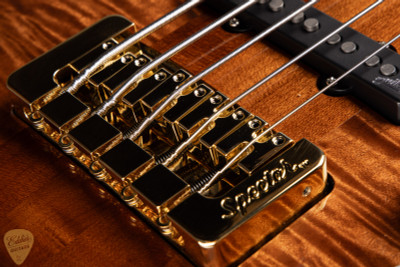Spector NS-5XL Neck Thru Caramel Custom Bass Guitar ---