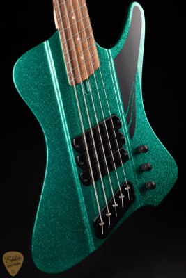 Dingwall D-Roc Standard 5-String Gloss Metal Flake Aquamarine Bass Guitar