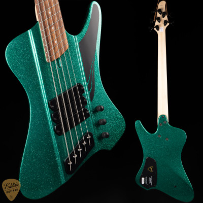 Dingwall D-Roc Standard 5-String Gloss Metal Flake Aquamarine Bass Guitar