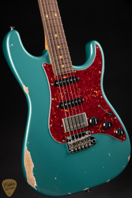Suhr Eddie's Guitars Exclusive Classic S Antique Roasted Electric Guitar in Sherwood Green Metallic