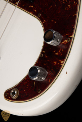 Fender Custom Shop 1959 Precision Bass Journeyman Bass Guitar in Olympic White