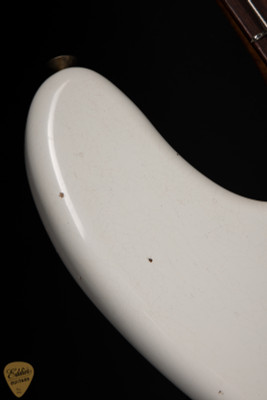 Fender Custom Shop 1959 Precision Bass Journeyman Bass Guitar in Olympic White