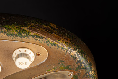 Fender Custom Shop Master Built 1959 Stratocaster Heavy Relic Aztec Gold Over Green Burst/2024 Autumn Winter Dealer Event