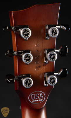 Dunable Gnarwhal Baritone Electric Guitar in Light Brown Charcoal Burst