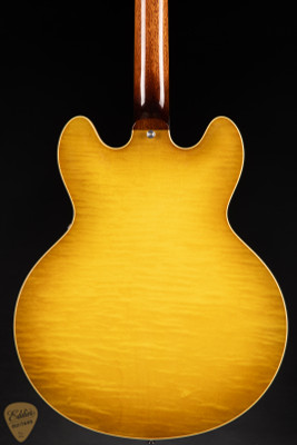 Gibson Custom Shop PSL ’64 ES-335 Figured Reissue Gloss Green Lemon electric guitar