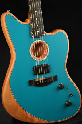 Fender American Acoustasonic Jazzmaster - Ocean Turquoise #US210451A