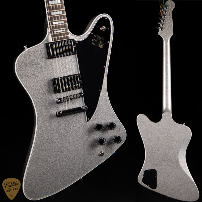 Gibson Custom Shop Made 2 Measure Firebird Custom Silver Sparkle Electric Guitar