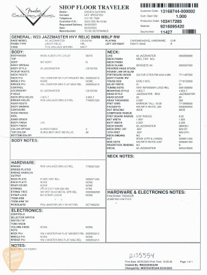 Fender Custom Shop Masterbuilt Jazzmaster Heavy Relic Electric Guitar in Super Faded Burgundy Mist Metallic