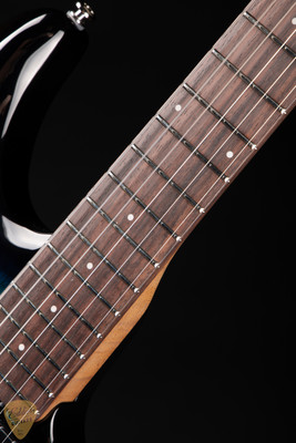 Ernie Ball Music Man Luke 4 HH Electric Guitar in Blue Flame