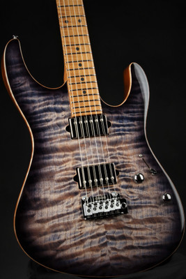 Suhr Eddie's Guitars Exclusive Roasted Modern - Faded Trans Whale Blue Burst #63851