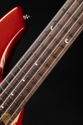 Ernie Ball Music Man Bongo 5 HH Blood Orange Bass Guitar