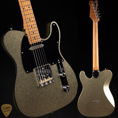 Suhr Eddie’s Guitars Exclusive Roasted Classic T Electric Guitar in Gold Sparkle